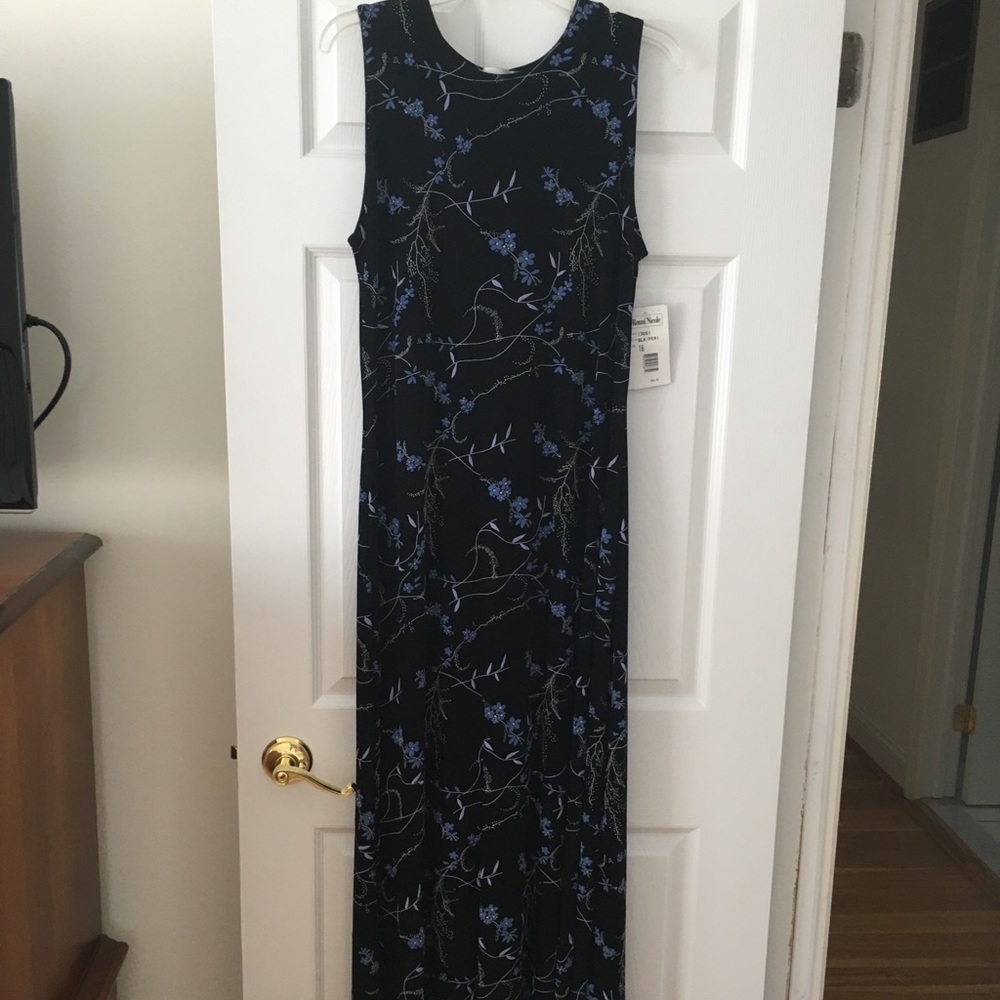 Ronni Nicole Black Print Dress